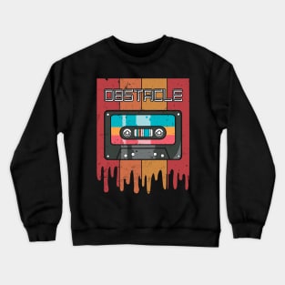 Thanksgiving Name Obstacle Retro Styles Camping 70s 80s 90s Crewneck Sweatshirt